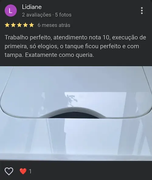 Avaliação Google — cliente 10